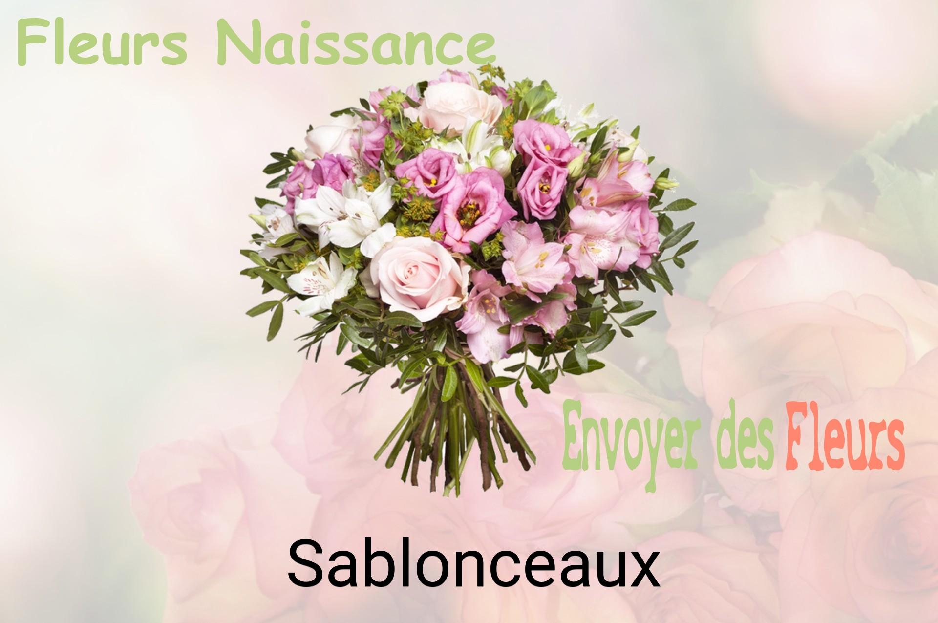 Bouquet de fleurs de naissance livré à Sablonceaux